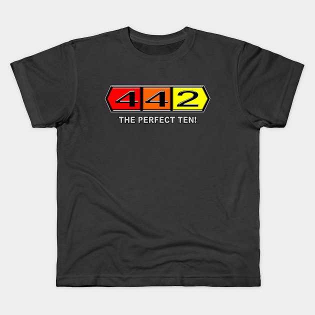 Olds 4-4-2  -  The Perfect Ten! Kids T-Shirt by RGDesignIT